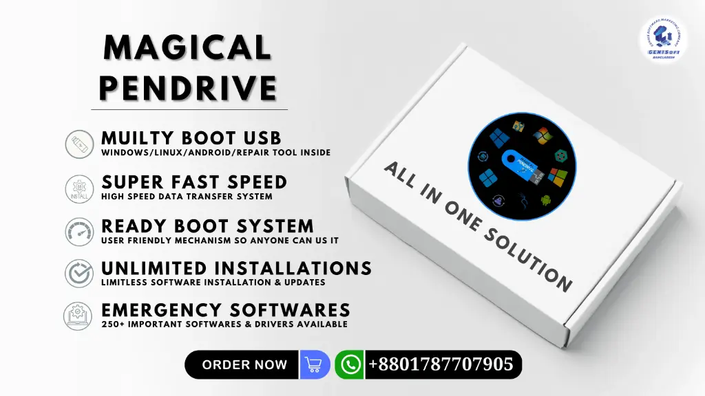 MAGICAL PENDRIVE 64GB – ALL IN ONE SOLUTION