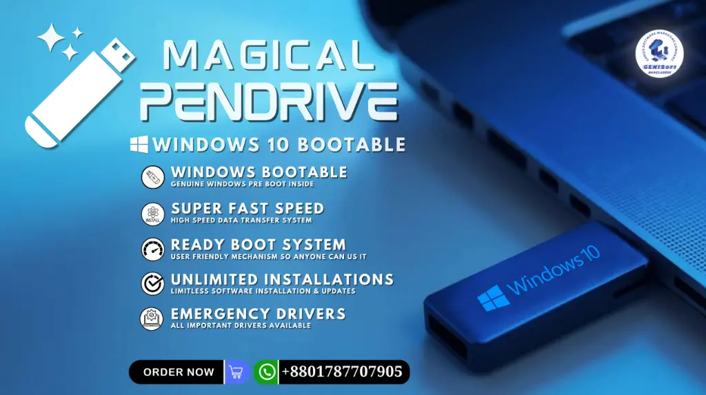 MAGICAL PENDRIVE – WINDOWS 10 BOOTABLE
