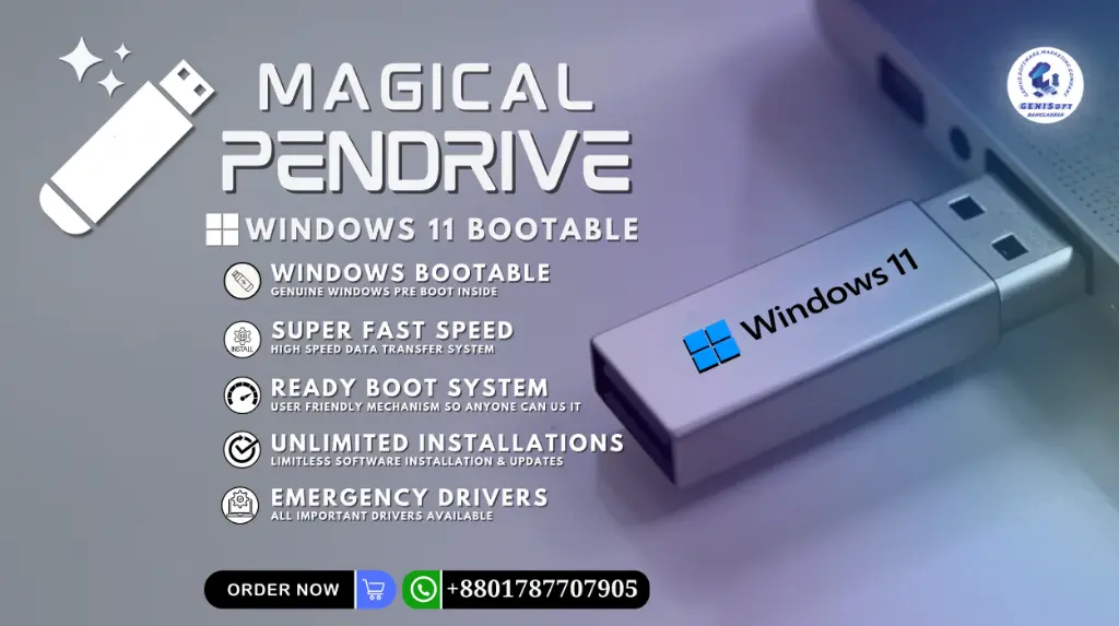MAGICAL PENDRIVE – WINDOWS 11 BOOTABLE